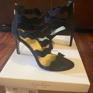 Jessica Simpson Black Chandri High Heels